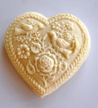 Wedding Heart Springerle Cookie