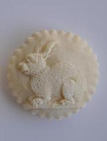 Highly detailed Easter Bunny - every "hare" is visible on these Springerle cookies